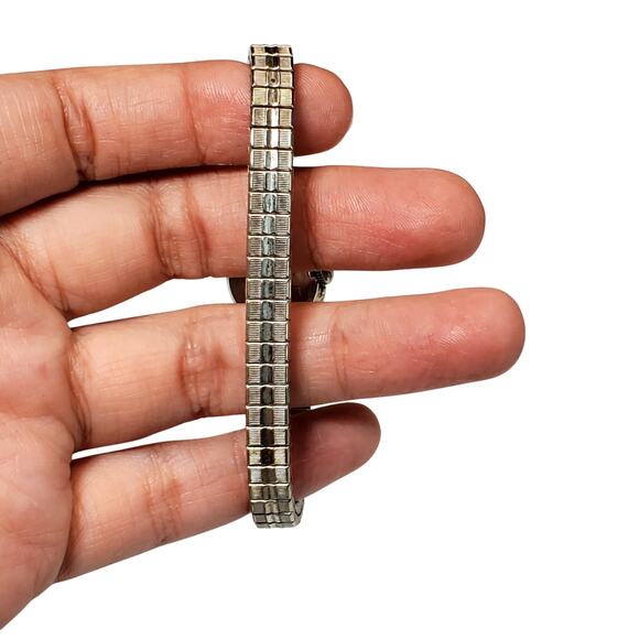 Vtg Benrus Watch 10K RGP Bezel Gold Filled Women’ Flex Band 3" - Picture 4 of 5